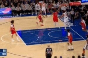 就像过马路!唐斯轻松突破送单臂大劈扣