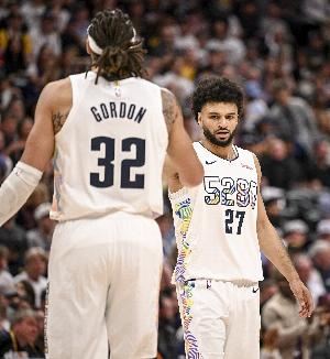 今日掘金背靠背战步行者 戈登与穆雷均被列为出战成疑