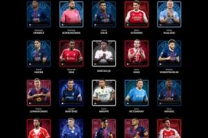 环足奖2025年最佳男足球员候选：姆巴佩、哈兰德、登贝莱领衔